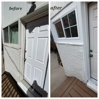 Castros Construction - the before and after of a door - General Contractors Near Me