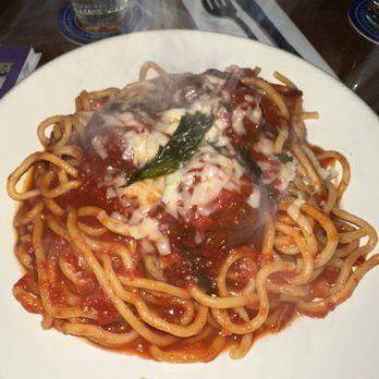 Tamboli's Pasta & Pizza - Bucatini & Marinara & Side of Meatballs - Italian Near Me - Memphis, Tennessee Tamboli's Pasta & Pizza - Bucatini & Marinara & Side of Meatballs - Italian Near Me - Memphis, Tennessee