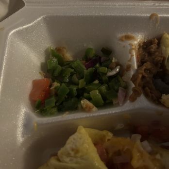 Chapala restaurant fruit cup - Jalapeños I removed from one omelette - Tacos Near Me - Round Rock, Texas Chapala restaurant fruit cup - Jalapeños I removed from one omelette - Tacos Near Me - Round Rock, Texas