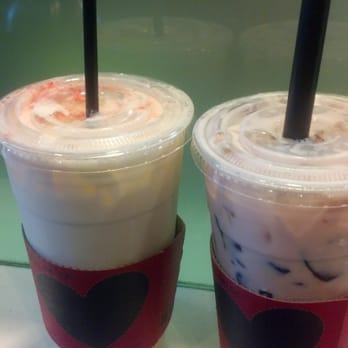 Tea Brick - Sea salt green milk tea & rose green milk tea with grass jelly MMMMM both amazing - Tea Rooms Near Me - Monterey Park, California Tea Brick - Sea salt green milk tea & rose green milk tea with grass jelly MMMMM both amazing - Tea Rooms Near Me - Monterey Park, California
