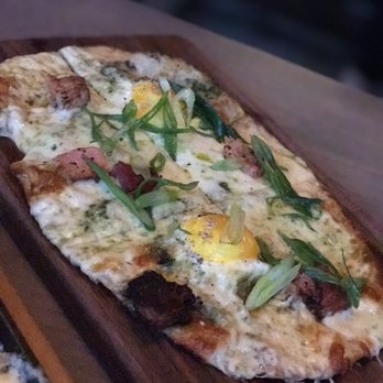 Carson Kitchen - Green eggs and ham flatbread - New American Near Me - Las Vegas, Nevada Carson Kitchen - Green eggs and ham flatbread - New American Near Me - Las Vegas, Nevada