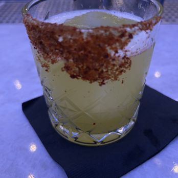 Overstory Restaurant - Margarita with turmeric and pineapple - Cocktail Bars Near Me - Duluth, Georgia