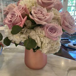 Custom order of pink roses and hydrangeas! So beautiful. Custom order of pink roses and hydrangeas! So beautiful.