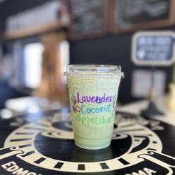 Beacon Coffee Stand - Iced Lavender Coconut Matcha