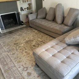 Sectional and Rug