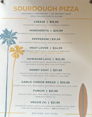 Menu photo 1 Nomadic Pizza Haleiwa, HI Menu photo 1 Nomadic Pizza Haleiwa, HI