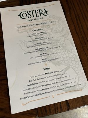 Menu photo 1 Costera New Orleans, LA