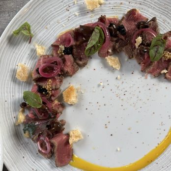 Il Girasole - Beef Carpaccio - Italian Near Me - Costa Mesa, California Il Girasole - Beef Carpaccio - Italian Near Me - Costa Mesa, California