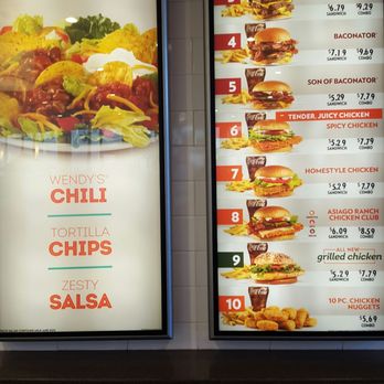 Wendy's - Wall menus - Fast Food Near Me - Kapolei, Hawaii Wendy's - Wall menus - Fast Food Near Me - Kapolei, Hawaii