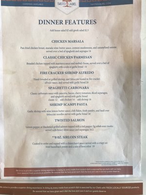 Menu photo 7 Twisted Laurel Weaverville Weaverville, NC