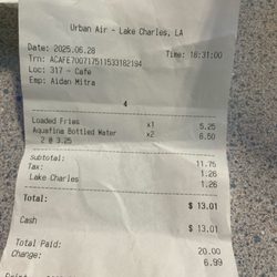 Urban Air Trampoline and Adventure Park - Water not cold and fries is better at Mc Donald's