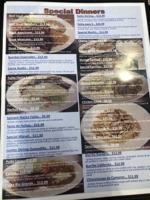 Menu photo 7 Rio Grande Mexican Restaurant Cumberland, MD