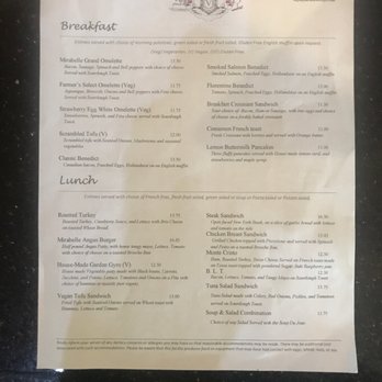 Mirabelle Cafe - Menu - Desserts Near Me - Fair Oaks, California