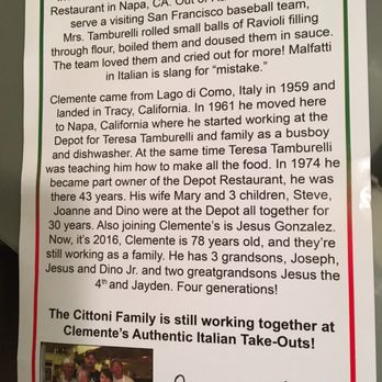 Clementes Authentic Italian - The story of Clemente's - Italian Near Me - Napa, California Clementes Authentic Italian - The story of Clemente's - Italian Near Me - Napa, California