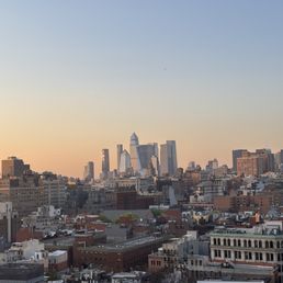 Rooftop views.