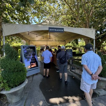V Sattui Winery - July 5 2024 - entrance - Wineries Near Me - Saint Helena, California