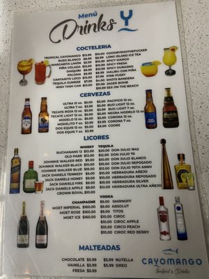 Menu photo 1 Cayo Mango Phoenix, AZ