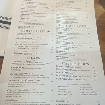 Porta Via - Food menu - New American Near Me - Palm Desert, California Porta Via - Food menu - New American Near Me - Palm Desert, California