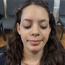 Ragini's Threading - Before after clean on left old on right.