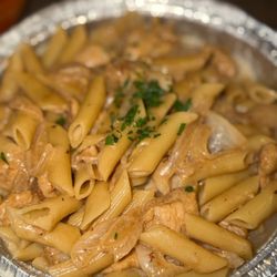 French onion pasta with penne