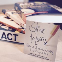 Strive To Learn - Custom tailored SAT & ACT Prep. Schedule a free consultation!