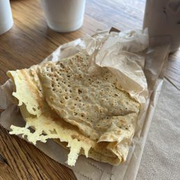 Ham and cheese crepe Ham and cheese crepe