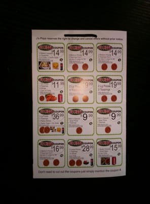 Menu photo 1 J's Pizza & Grill Chilliwack, BC