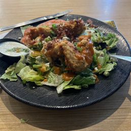 Crispy Buffalo Chicken Salad Crispy Buffalo Chicken Salad