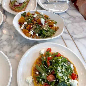 Jane Q - Avocado Toast, Roasted Yellow Beet Harvest Salad, Wild Mushroom Frit Tata - Mediterranean Near Me - Hollywood, California Jane Q - Avocado Toast, Roasted Yellow Beet Harvest Salad, Wild Mushroom Frit Tata - Mediterranean Near Me - Hollywood, California