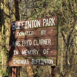 Buffinton Park - Cool old sign
