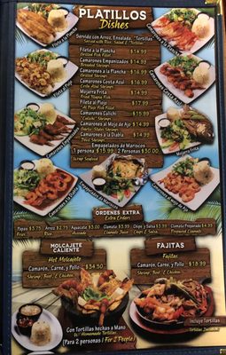 Menu photo 2 Mariscos El Kaliman Hesperia, CA Menu photo 2 Mariscos El Kaliman Hesperia, CA