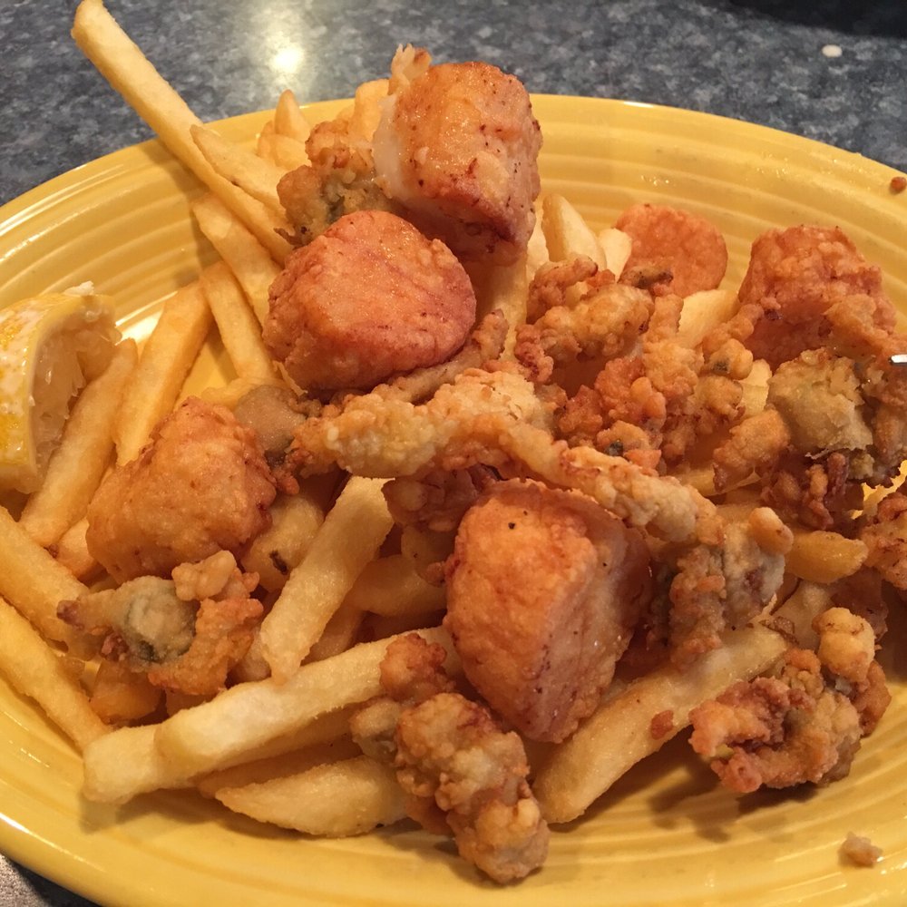 West Boylston Seafood - $32 for 6 clams and scallops on a platter of fries - Seafood Markets Near Me - West Boylston, Massachusetts