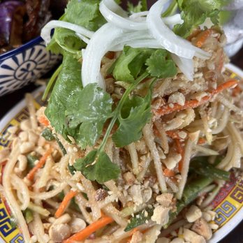 Xiao Bao Biscuit - Som Tum Salad $8 (fire in your mouth) - Asian Fusion Near Me - Charleston, South Carolina