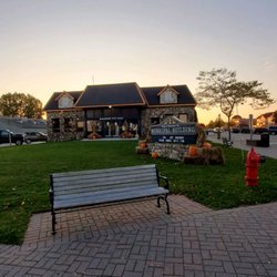 Village of Mackinaw City - Nice Fall decorations at City Hall while I was walking by on October 21, 2019.