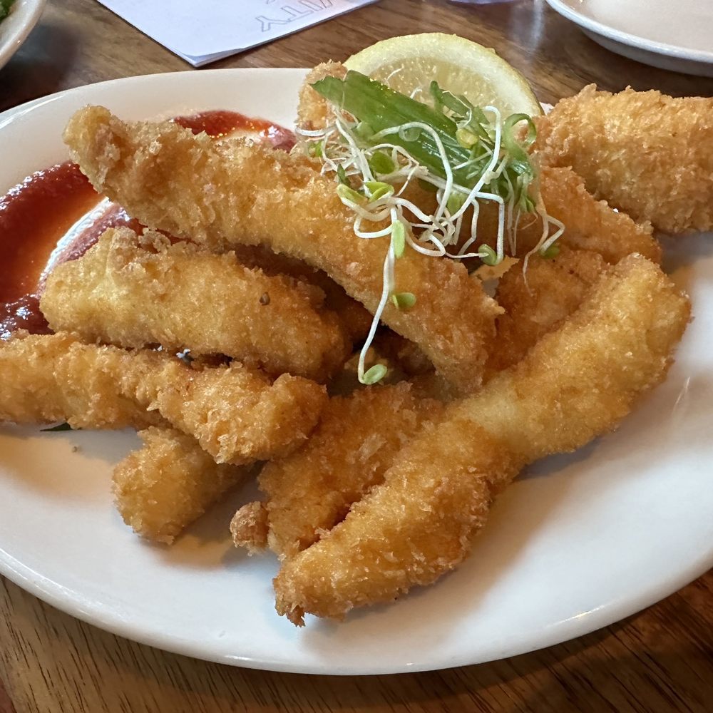 Keoki's Paradise - Fried Calamari Strips - the best - Seafood Near Me - Koloa, Hawaii Keoki's Paradise - Fried Calamari Strips - the best - Seafood Near Me - Koloa, Hawaii