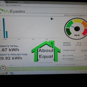 Horizon Energy Systems - Here's a view of the remote monitoring system powered by Eyedro, one of the products we offer with our Demand Reduction Package. - Home Energy Auditors Near Me - Phoenix, Arizona