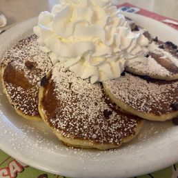 Kids chocolate chip pancakes Kids chocolate chip pancakes