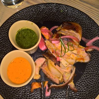 Lechon - bacon wrapped duck breast...stunning - Tapas Bars Near Me - Portland, Oregon