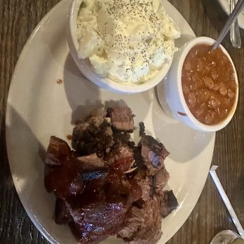 Goodwood Barbecue - Burnt ends beans and potato salad - Barbeque Near Me - Boise, Idaho