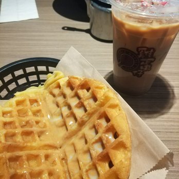 Bubble Waffle Cafe - HK Style Waffle Cake($1.39 when added to your combo), Cold Milk Tea/Coffee - Waffles Near Me - Vancouver, British Columbia Bubble Waffle Cafe - HK Style Waffle Cake($1.39 when added to your combo), Cold Milk Tea/Coffee - Waffles Near Me - Vancouver, British Columbia