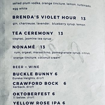 Meo Bar - December '22 Menu, Pg 1 - Speakeasies Near Me - Houston, Texas Meo Bar - December '22 Menu, Pg 1 - Speakeasies Near Me - Houston, Texas