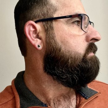 Fortunate Son Barber Shop - Right profile.  Beard trim & shape, & hair cut - Barbers Near Me - Puyallup, Washington