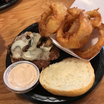 Albie's Fresh Burgers - Mushroom and Swiss - New American Near Me - Bethel, Pennsylvania