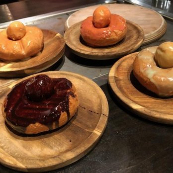 Gaijin - Mochi donuts (chocolate, kinako, strawberry, and pandan) - Japanese Near Me - Chicago, Illinois