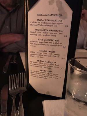 Menu photo 7 Dimitriou's Jazz Alley Seattle, WA Menu photo 7 Dimitriou's Jazz Alley Seattle, WA