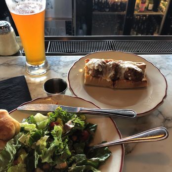 Tony C's - Meatball sub, house salad and a 512 IPA. It's going to be a good day :) - Pizza Near Me - Bee Cave, Texas Tony C's - Meatball sub, house salad and a 512 IPA. It's going to be a good day :) - Pizza Near Me - Bee Cave, Texas