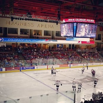 Magness Arena - Colorado Avalanche burgandy vs. white scrimmage game - 9/21/14. - Stadiums & Arenas Near Me - Denver, Colorado