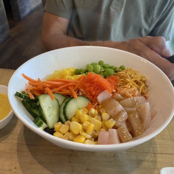 Kanbu Sushi - Yellowtail poke bowl. Wow, fresh and delicious! - Japanese Near Me - Ann Arbor, Michigan Kanbu Sushi - Yellowtail poke bowl. Wow, fresh and delicious! - Japanese Near Me - Ann Arbor, Michigan