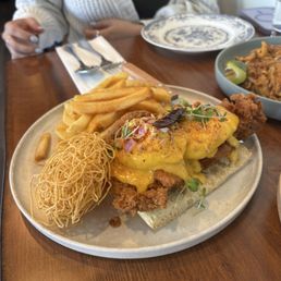 Khao Soi Crispy Chicken Benedict Khao Soi Crispy Chicken Benedict