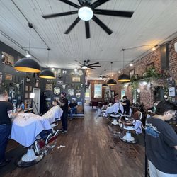 Roots Barbershop & Lounge - It may look crowded, but believe me there is plenty of room to roam.